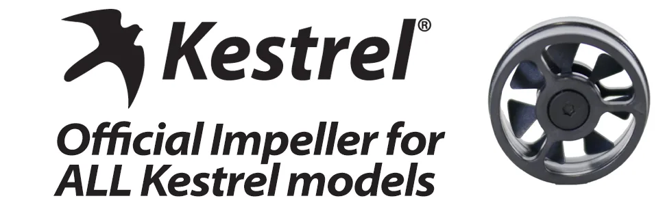 Replacement Impeller (All Kestrel Meters), Black - kestrel impeller