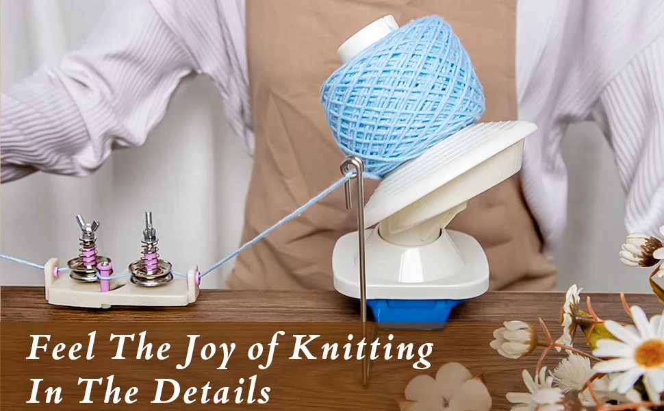 Adhafera Yarn Winder, Yarn Ball Winder for Crocheting, The Helper for Yarn Collection Lovers - yarn winder