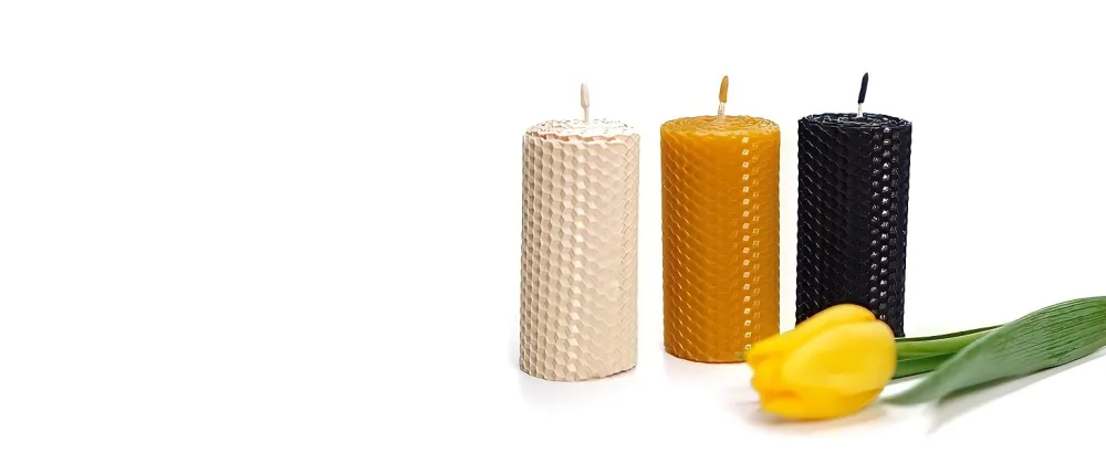 Beeswax Candle Making Kit - Natural DIY Candle Making Kit for Kids and Adults, Candle Rolling Kit with Beeswax Sheets for Candle Making - candleology beeswax candle making kit beeswax sheets for candle making