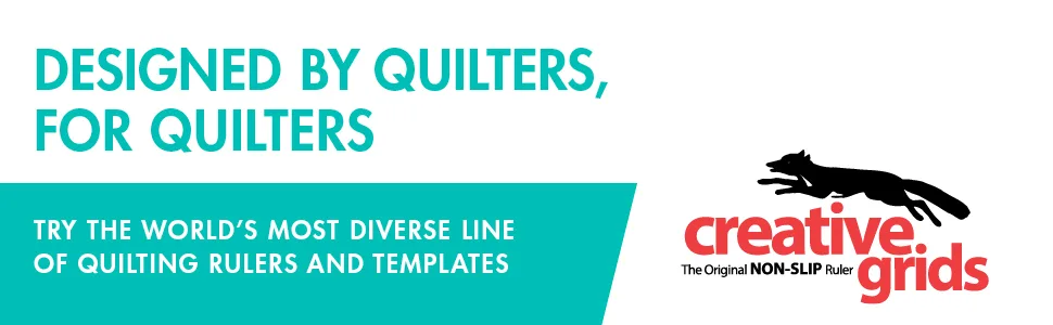 Creative Grids Perfect 10 Ruler - CGRPERF10 - designed by quilters for quilters