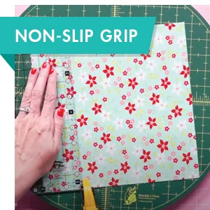 Creative Grids Perfect 10 Ruler - CGRPERF10 - non slip grip