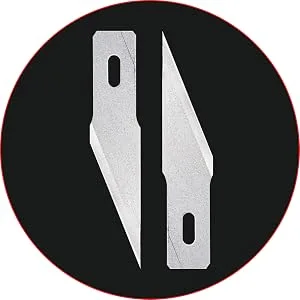 Excel Blades #11 Replacement Hobby Blade - 100 Pack - American Made Carbon Steel Craft Knife Blades - #11 Blade