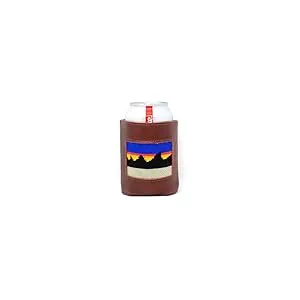 Huck Venture Leather Hand-Stitched Needlepoint Key Fob or Key Chain Gaucho - Fine grain leather, hand stitched can coolers