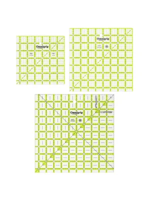 Omnigrid Non-Slip quilter's Ruler, 6" x 24", Neon Green - unspecified