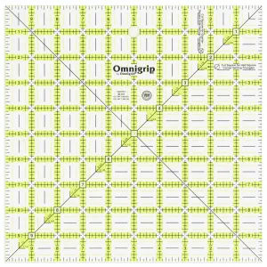 Omnigrid Non-Slip quilter's Ruler, 6" x 24", Neon Green - unspecified