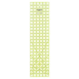 Omnigrid Non-Slip quilter's Ruler, 6" x 24", Neon Green - unspecified