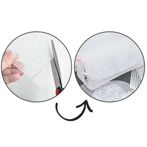 10 PCS Mesh Plastic Canvas Sheets, 21x 13.1Inch 5 Count Plastic Canvas for Embroidery Crafting, Acrylic Yarn Crafting, Knit and Crochet Projects - PLASTIC CANVAS SHEET