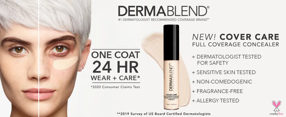 Dermablend Cover Care Concealer, Full Coverage Concealer Makeup and Corrector for Under Eye Dark Circles, Acne & Blemishes 05C: Fair skin with Cool undertone - dermablend; cover care concealer; concealer for dark circles