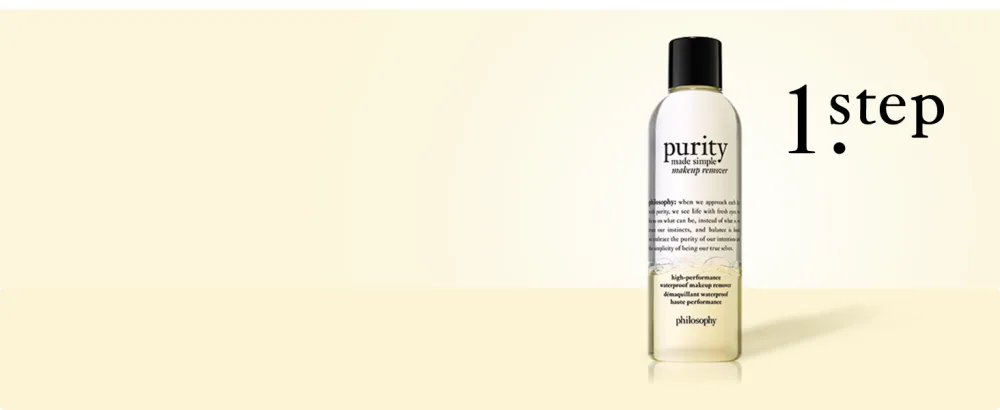philosophy purity made simple - bi-phase make up remover, 6.6 oz - philosophy purity