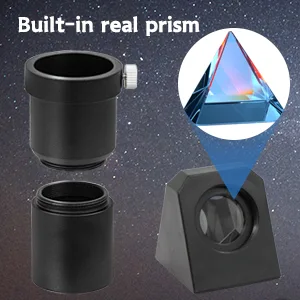 Alstar 1.25" 45-Degree Diagonal Prism Optical Prism Inside Rather Than a Mirror which Makes Your Image Clear and Sharp - product information 2