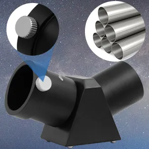 Alstar 1.25" 45-Degree Diagonal Prism Optical Prism Inside Rather Than a Mirror which Makes Your Image Clear and Sharp - product information 4