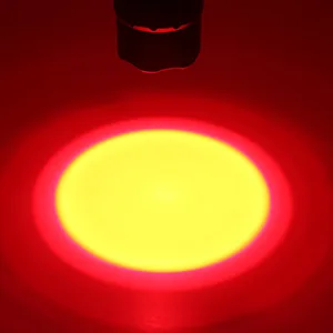 DARKBEAM Red Light Flashlight Tactical LED Rechargeable, Zoomable Portable Handheld Red-Light for Fishing Hunting Detector Astrophotography 501B-S Red light - 501BS-300X300-01
