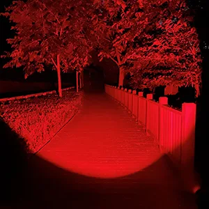 DARKBEAM Red Light Flashlight Tactical LED Rechargeable, Zoomable Portable Handheld Red-Light for Fishing Hunting Detector Astrophotography 501B-S Red light - product information 9