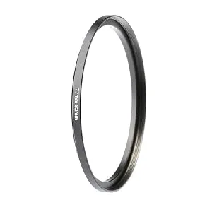 K&F Concept 18 Pieces Filter Ring Adapter Set, Camera Lens Filter Metal Stepping Rings Kit (Includes 9pcs Step Up Ring Set + 9pcs Step Down Ring Set) Black - product information 4