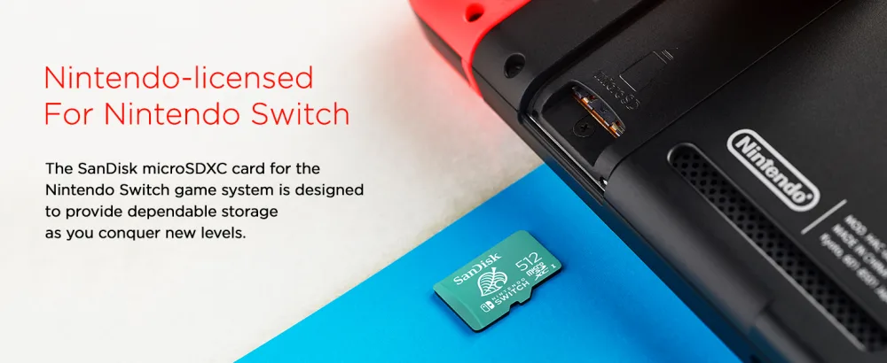 SanDisk 256GB microSDXC-Card, Licensed for Nintendo-Switch - SDSQXAO-256G-GNCZN Super Mario Super Star 256GB - product information 3