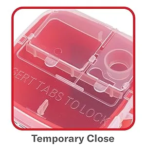 Alcedo Sharps Container for Home Use and Professional 1 Quart (5-Pack), Biohazard Needle and Syringe Disposal, Small Portable Container for Travel - needle disposal