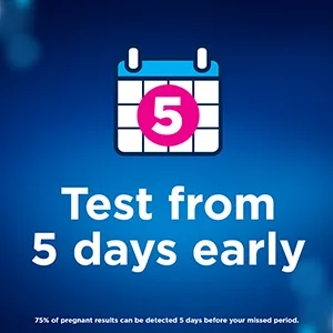 Clearblue Digital Pregnancy Test with Smart Countdown, 5 count - Clearblue Digital Early Detection Pregnancy Test