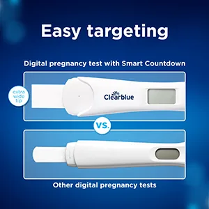 Clearblue Digital Pregnancy Test with Smart Countdown, 5 count - Clearblue Digital Early Detection Pregnancy Test