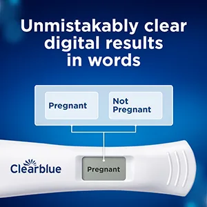 Clearblue Digital Pregnancy Test with Smart Countdown, 5 count - Clearblue Digital Early Detection Pregnancy Test