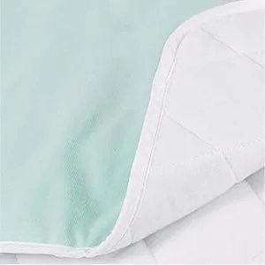 DMI Waterproof Sheet to be Used as a Bed Pad, Bed Liner, Mattress Protector, Pee Pad, Furniture Cover or Seat Protector with Quilted Slide Sheet and 3 Layers of Protection, Without Straps, 36 x 52 36 x 52 Inch Without Straps - quilted