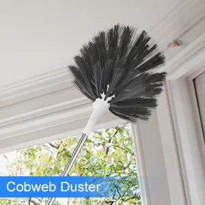 Duster with Extension Pole for Cleaning Ceiling Fans, High Ceilings, in Addition, Dusters for Cleaning Can Also Be Used for Low Places Cleaning, Such As Cabinets, Sofas, and Other Small Spaces. - cobweb duster