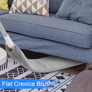 Duster with Extension Pole for Cleaning Ceiling Fans, High Ceilings, in Addition, Dusters for Cleaning Can Also Be Used for Low Places Cleaning, Such As Cabinets, Sofas, and Other Small Spaces. - flat crevice brush