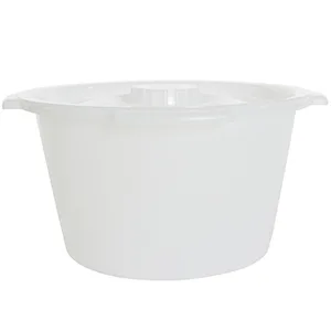 Half Pail for Commode Chair with Lid, White (6 Quart /1.5 Gallon Capacity), White, 1.5 Gallon (Half Pail) 1 Count (Pack of 1) White - product information 5