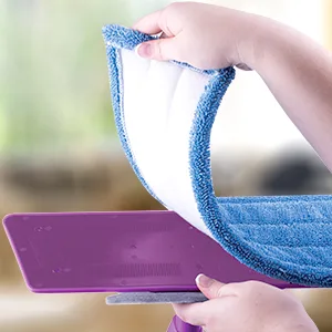 Rejuvenate Click N Clean Microfiber Mop Cleaning Pad Refill - Microfiber Cleaning Pad, Wet Mop Pad, Dry Mop Pad, Cleaning Pad, Machine Washable Cleaning Pad