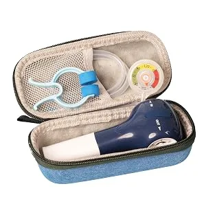 Sonmol Breathing Exercise Device for Lungs with Travel Case Respiratory Muscle Trainer Strength Lung Capacity Expander - trainer