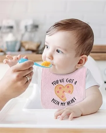 The Peanutshell Baby Bath Towel & Wash Cloth Set in Pink/Purple/White, 23 Pieces, Unicorn & Rainbow - Baby Bib Image