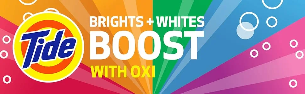Tide Bright + Whites Rescue In-wash Laundry Booster Pacs, 27Count (Packaging May Vary) Tide In-Wash Laundry Booster Packs - product information 1