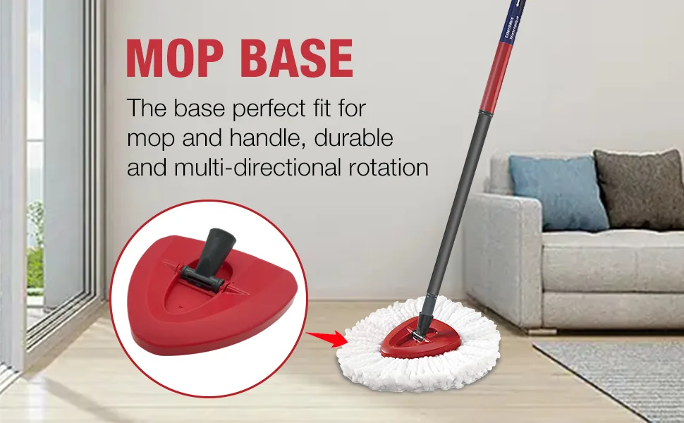 VACUSHOP Mop Accessories Replacement for O-Ceda Spin Mop Handle x1 pcs (Handle+Base) - O-cedar handle and base