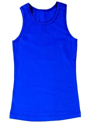 Abilitations Integrations Deep Pressure HuggMETankTop, Blue, Medium, Size 10 - Compression Tank Top