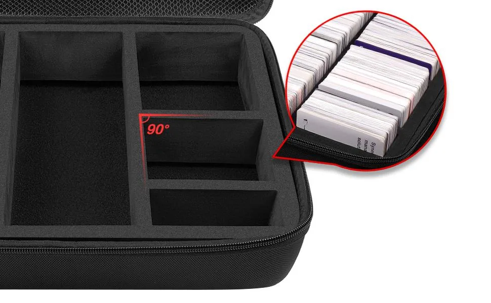 2000+ Card Game Case Holder Compatible with Cards Against Humanity/ for Magic The Gathering Board Game Cards & Expansions, for C.A.H/ for MTG/ Deck Box for Yugioh (Black) - product information 25