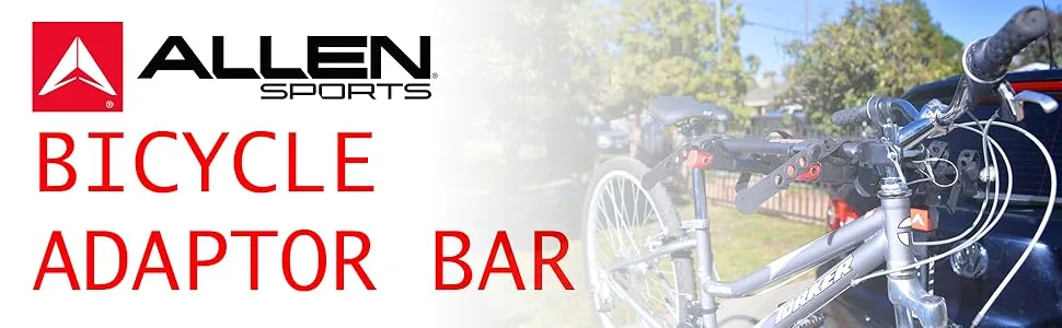 Allen Sports Crossbar for Transport on Step-Through Style Bikes Green - ADAPTOR BAR