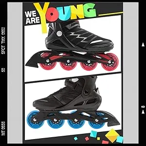 AOWISH 4-Pack Inline Skate Wheels Outdoor Asphalt Formula 85A Hockey Roller Blades Replacement Wheel with Bearings ABEC-9 and Floating Spacers Red 80mm - BRAND NEW
