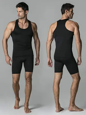 ATHLIO 3 Pack Men's Cool Dry Compression Sleeveless Tank Top, Sports Running Basketball Workout Base Layer 3pack Tank Top Black/ Black/ Black Medium - product information 20