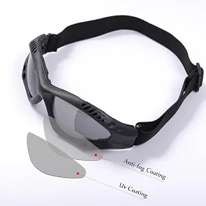Binboll UV Protective Outdoor Glasses Military Sunglasses Outdoor Tactical Goggles Black - impact resistance