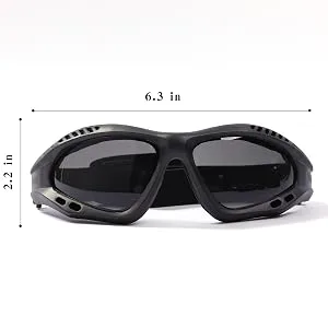 Binboll UV Protective Outdoor Glasses Military Sunglasses Outdoor Tactical Goggles Black - Suitable for face