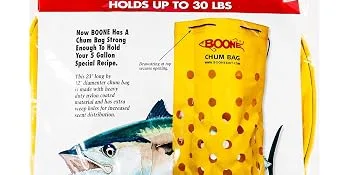 Boone 5 Gallon Chum Bag , Yellow - Boone 5 Gallon Chum Bag