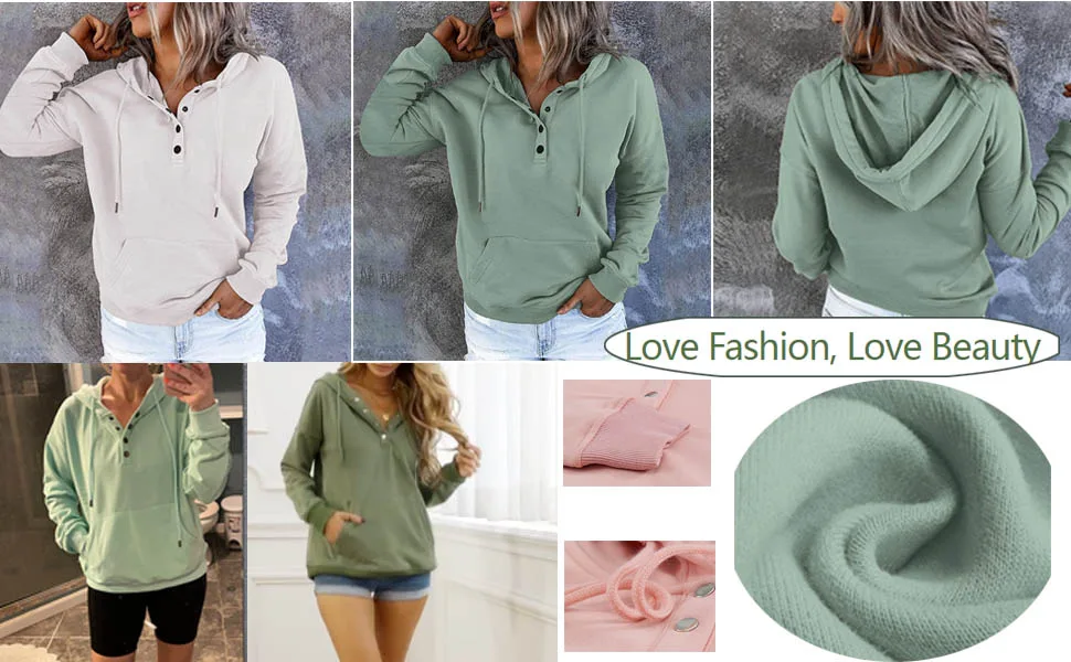 Womens Fall 2022 Hoodies Casual Drawstring Hood Pullover Long Sleeve Cute Print Sweatshirt with Kangaroo Pocket Large B2-white - product information 24