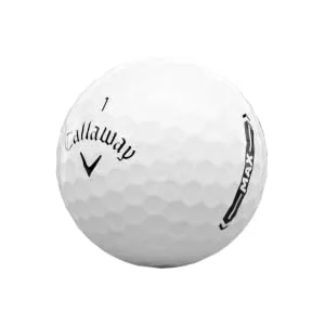 Callaway Supersoft Max Golf Balls 12B PK 2023 Version White - side