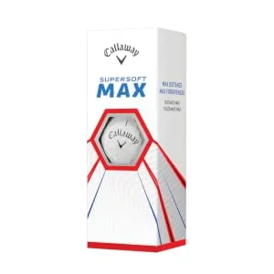 Callaway Supersoft Max Golf Balls 12B PK 2023 Version White - sleeve