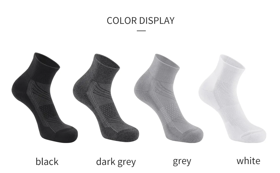 CelerSport 6 Pack Men's Ankle Socks with Cushion, Sport Athletic Running Socks Black 9-12 - product information 12