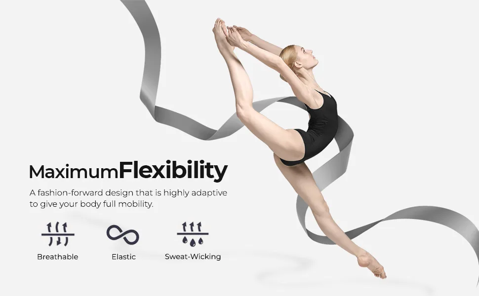 Dance Elite Sashay Dance Leotard  Off Shoulder Illusion Neckline Leotard for Women Adult M Black - Elite Brands Dance Elite Maximum Flexibility