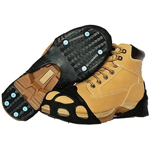 Due North All Purpose Ice Cleats - Pulse Grip Tread for Maximum Grip - 12 Replaceable Spikes, Fits Most Footwear (1 Pair) Large - product information 5
