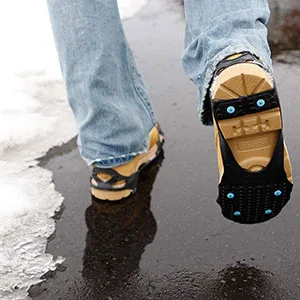 Due North All Purpose Ice Cleats - Pulse Grip Tread for Maximum Grip - 12 Replaceable Spikes, Fits Most Footwear (1 Pair) Large - product information 6