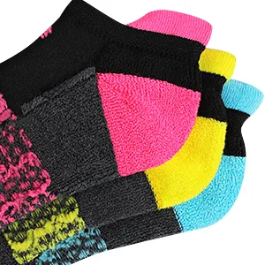 eallco Womens Ankle Socks 6 Pairs Running Athletic Cushioned Sole Socks With Tab 6 Pairs Black 6-10 - product information 21