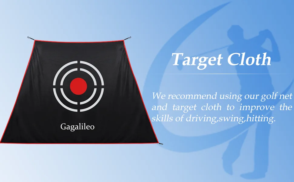 Golf Net,Golf Net Backyard Driving,Golf Driving Range,Golf Swing Net,Heavy Duty Golf Practice Net,Golf Practice Hitting Net,Quick Setup Golf Net with Target Cloth and Carry Bag(Style Optional) Target Cloth for 12x7x6FT Golf Nets - golf hitting target
