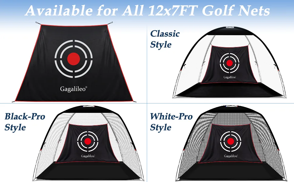 Golf Net,Golf Net Backyard Driving,Golf Driving Range,Golf Swing Net,Heavy Duty Golf Practice Net,Golf Practice Hitting Net,Quick Setup Golf Net with Target Cloth and Carry Bag(Style Optional) Target Cloth for 12x7x6FT Golf Nets - golf hitting target